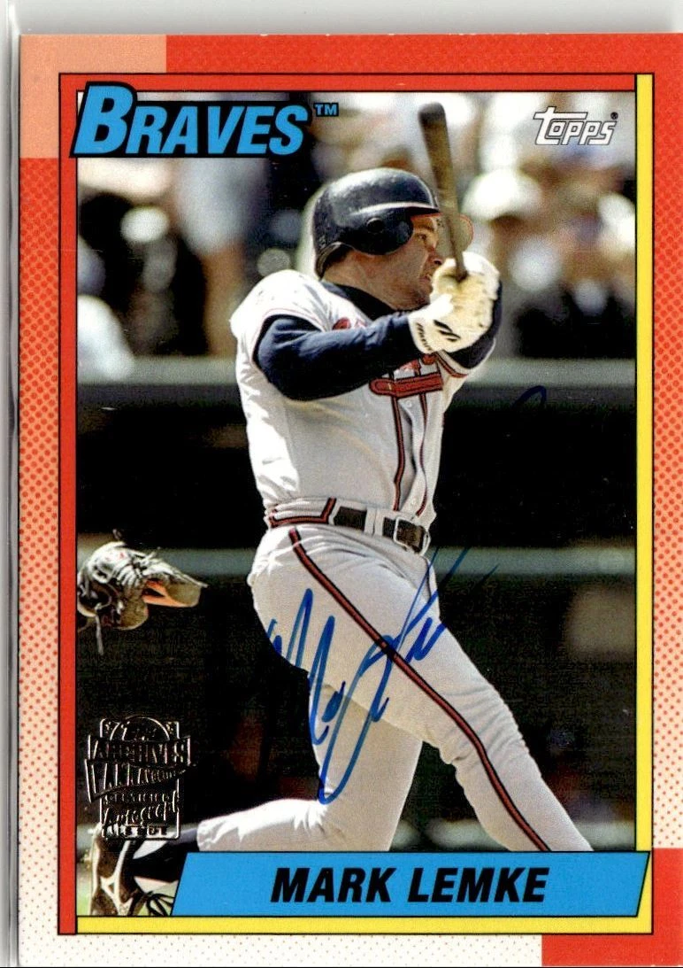Mark Lemke trading card