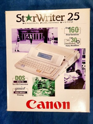 Typewriters & Word Processors - Canon Starwriter