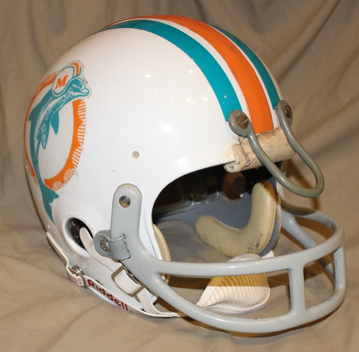 マイアミドルフィンズ　ヘルメット IMMACULATE MIAMI DOLPHINS STYLE, RIDDELL MICRO FIT, FOOTBALL