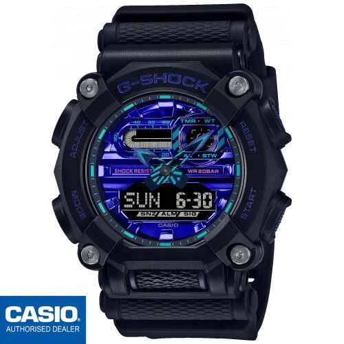 CASIO GA-900VB-1AER⎪GA-900VB-1A⎪Original⎪G-SHOCK⎪Negro⎪VIRTUAL WORLD Series - Imagen 1 de 4