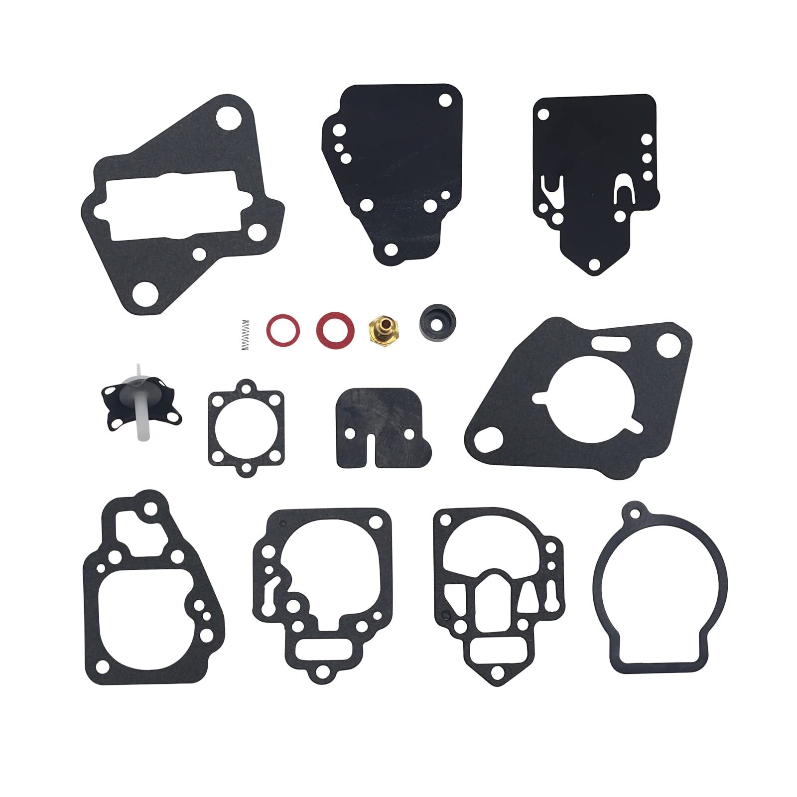 Autu Parts 18-7212 Carburetor Gasket Kit for Mercury Mariner 6hp-25hp 2cyl 13...