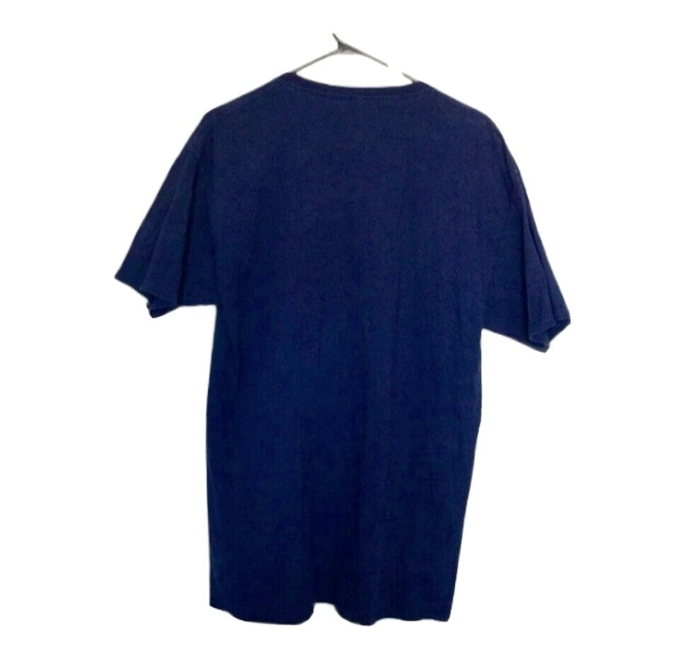 Fruit of the loom Graphic Blue Cotton T Shirt Tur… - image 2
