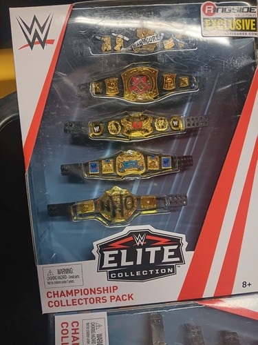 WWE Mattel Championship Collectors Elite Belt Pack Ringside Exclusive Neu Selten