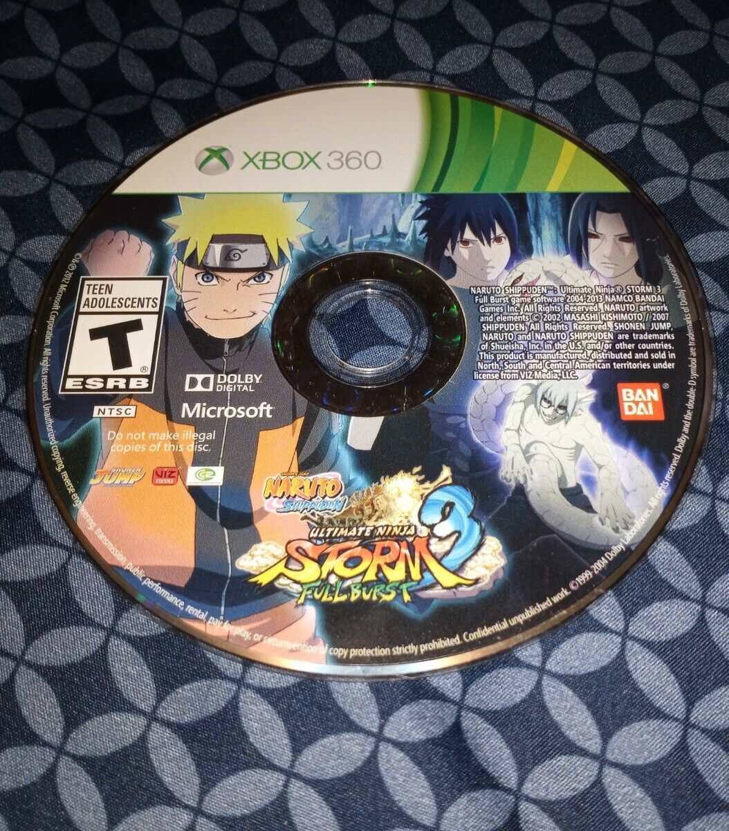 Xbox 360 - Naruto Shippuden: Ultimate 3 Full Burst Bandai Namco