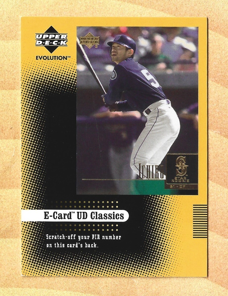 2001 Ichiro Suzuki Upper Deck Evolution E-Card UD Classics Rookie Card #EC6