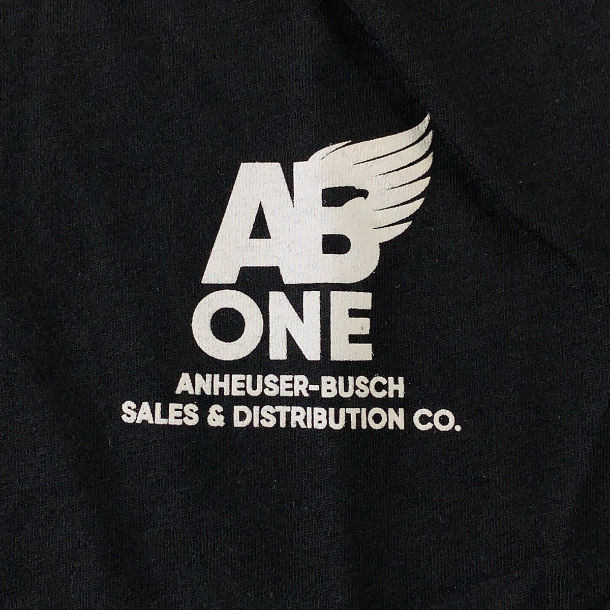 アート・デザイン・音楽 Communicating Fashion Brands Bella Canvas Adult Size XL Black AB One Anheuser Busch Logo Short
