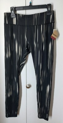 Reebok Womens High Rise Full Length Leggings Skinny High rise Large New with tag
