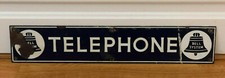 Vintage Original Bell System Telephone Sign