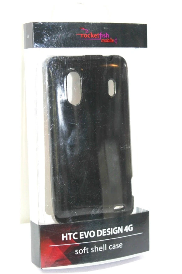 ROCKETFISH MOBILE Soft Shell Case for HTC EVO Design 4G RF-HED4T2B USED - Image 4 of 4