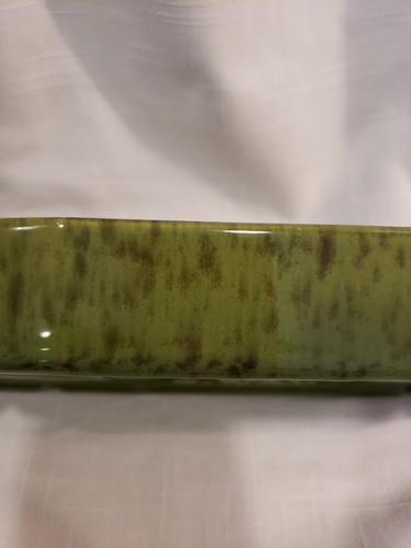 Vintage~Haeger Lrg. Green~Ceramic~Art Deco~Ashtray~720-S USA~15.25"Lx5"W(B7) - Picture 6 of 11