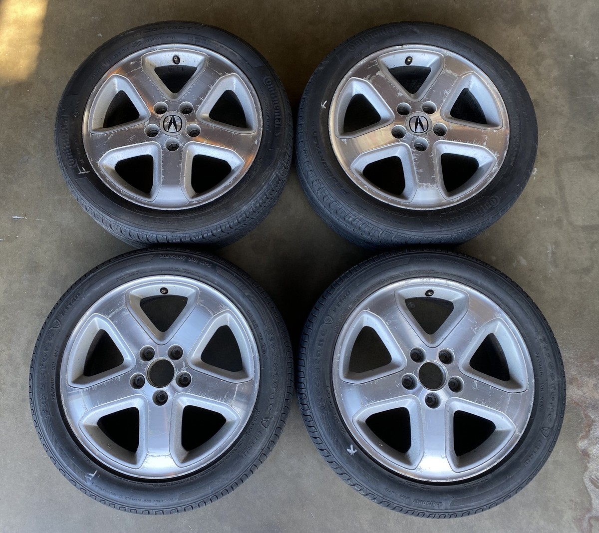 Acura TL Machined 17 Inch OEM Wheel 2002-2003 42700S0KJ20 Sok7658