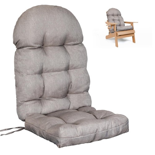 Adirondack Chair Cushion, Outdoor Rocking Chair Water Resistant Glider Rocker...