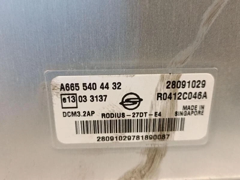 A6655404432 centralita motor uce para SSANGYONG RODIUS 2.7 TURBODIESEL 5638676 - Immagine 4 di 4