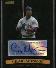 2008 Stadium Club Craig Monroe Beam Team Autographs #BTA-CMO