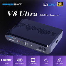 DVB-S2X/S2/S Satelliten Receiver TV Receiver Set Top Box 4K USB 2.0 HDMI-Kabel