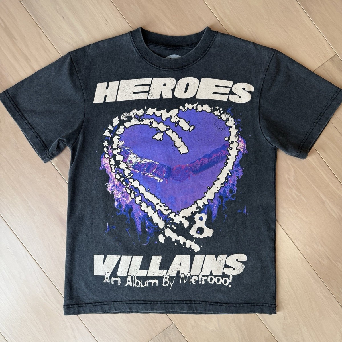 K　metro boomin tシャツ heroes&villains Pacsun Metro Boomin Heroes & Villains T-Shirt | Liberty Center