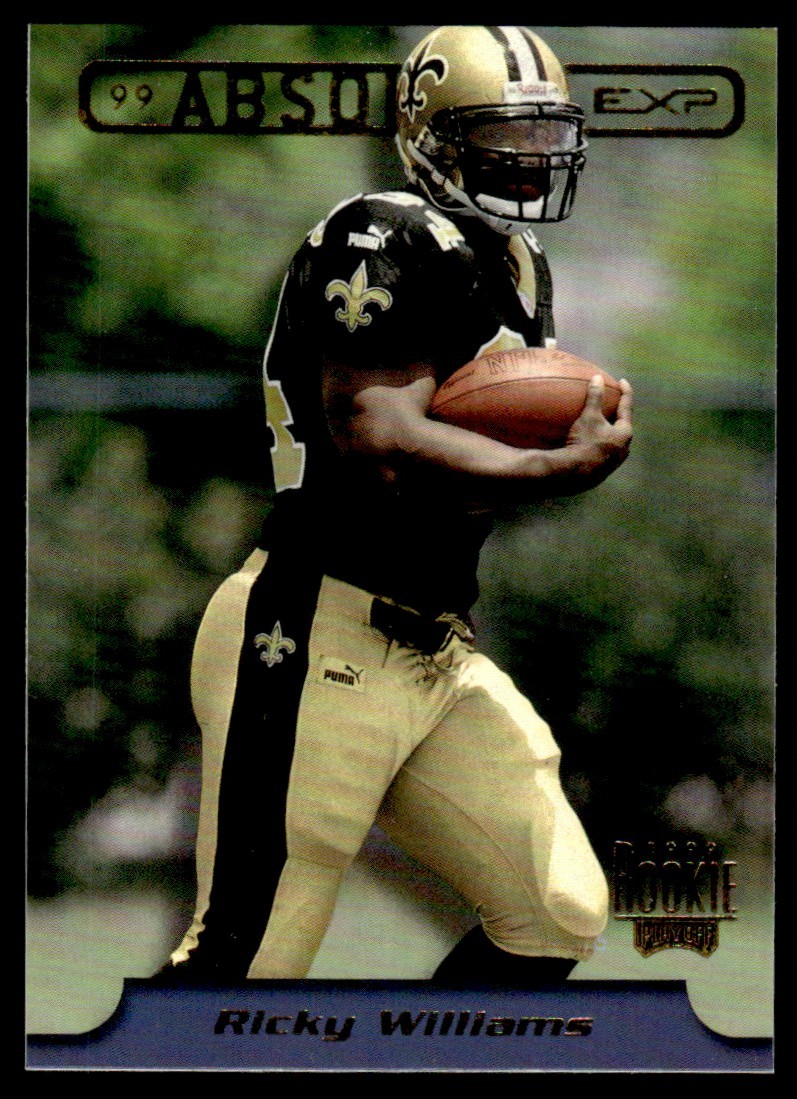 1999 Playoff Absolute EXP Ricky Williams Rookie New Orleans Saints #5