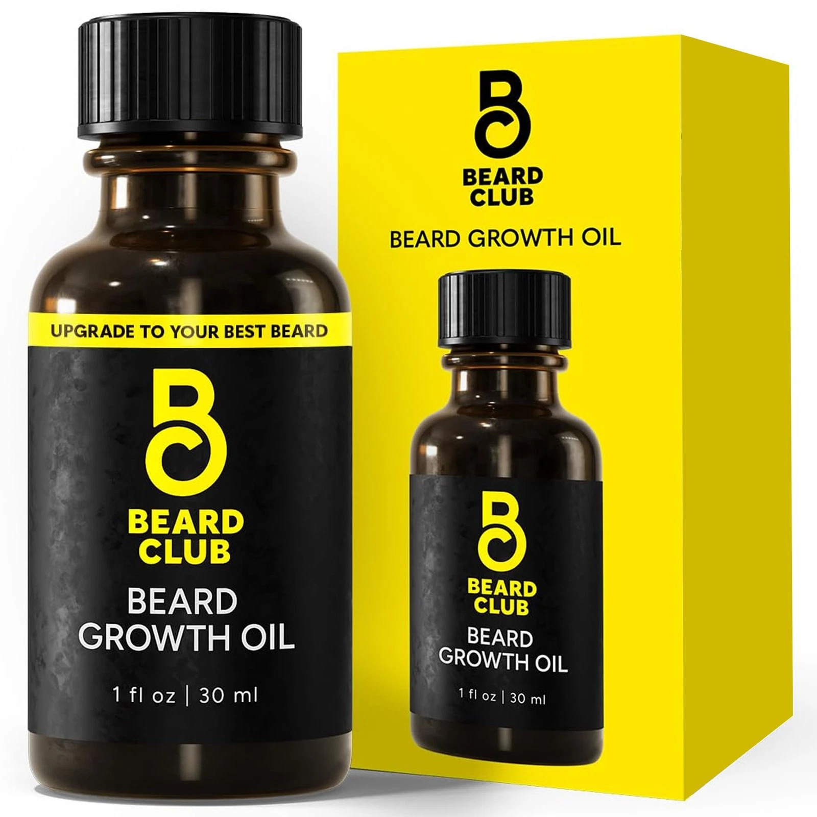 Beard Club - Beard Growth Serum with Natural Castor, Coconut and Avocado to G...