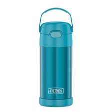 Thermos 12oz FUNtainer Kids Water Bottle, Teal Stainless Steel, Vacuum Insulated