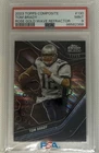 2023 Topps Composite Tom Brady Jersey Match Rose Gold Wave Refractor /15 PSA 9