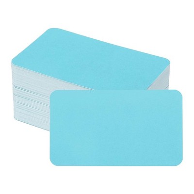 100 Sheets 2.1''x3.5'' Small Blank Cards, 350gsm Thick Card Paper, Sky Blue
