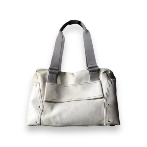 Rick Owens Trolley Chalk White Tecuatl S/S 20 Leather Shoulder Bag RARE