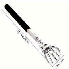 Extendable Back Scratcher Stainless Steel Skeleton Hand Telescopic Itch Relief