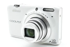 Read [Exc+5] Nikon COOLPIX S6500 White 16.0MP Compact Digital Camera From JAPAN