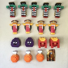 Mcdonald  s 2025 Minecraft Adult Happy Meal Toy Lot Of 16