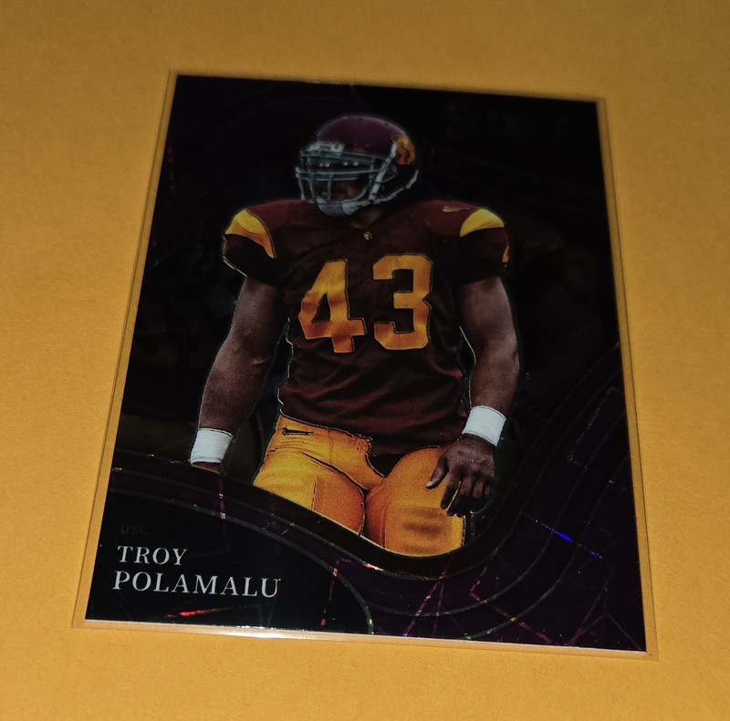 Panini 2022 Select Draft Picks Troy Polamalu #159 Field Level USC Trojans
