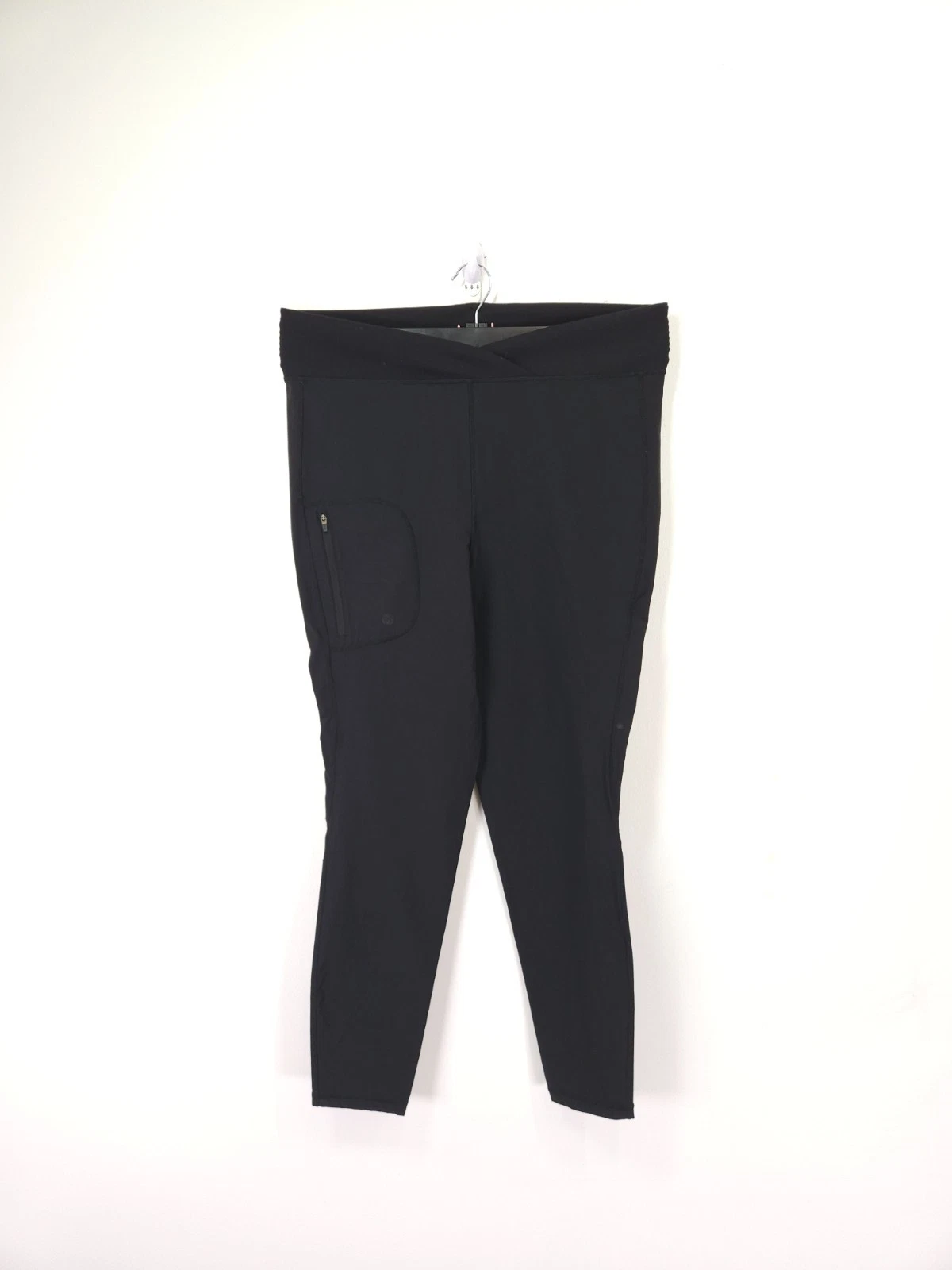 Acai Leggings XL Black Outdoor Softshell Stretch Hiking Sports Zip Pocket