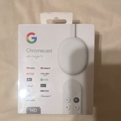 Google Chromecast with Google TV HD 1080p HDMI Wi-Fi White GA03131