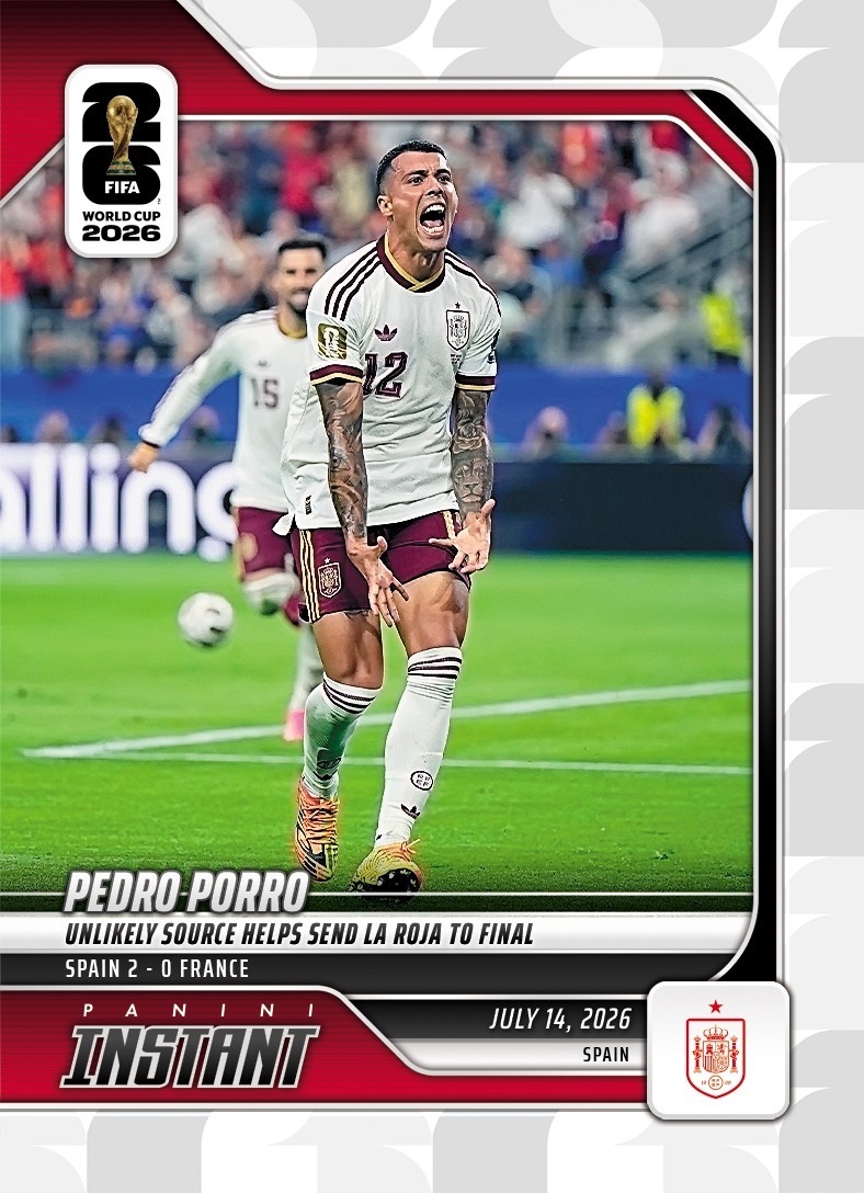 2026 Panini Instant FIFA World Cup #233 Pedro Porro Spain PRESALE