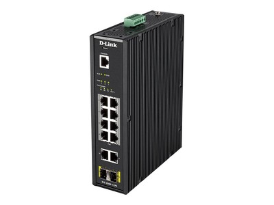 D-Link DIS 200G-12PS Switch Managed 10 x 10/100/1000 (8 PoE+) + DIS-200G-12PS