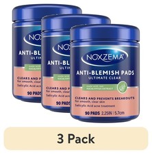 Noxzema Ultimate Clear Anti-Blemish Pads 2 Salicylic Acid Acne Treatment 3pk 27