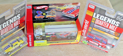 Racing Rigs Hot Wheels Snake vs. Mongoose  & BOTH CARS HO Slot Car Works  AFX
