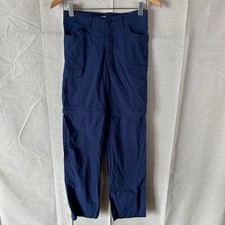 Cub Scouts BSA Switchback Uniform Pants Navy Blue Cargo Zip Off Boys Size 10/12