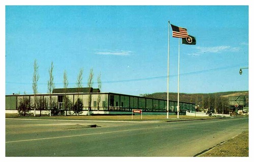 Postcard BUILDING SCENE Corning New York NY j/29 AU2504