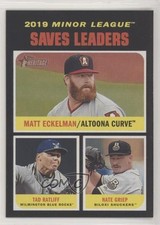 2020 Heritage Minor League Edition 2019 Leaders Nate Griep Matt Eckelman 2ra
