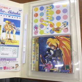 Sega Saturn Galaxy Lady Legend Yuna Remix Special Package Calendar Original With