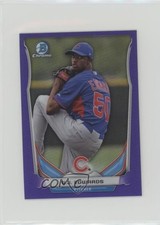 2014 Bowman Chrome Minis Purple Refractor 2/3 Carl Edwards Jr CJ #215 5h9