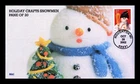 DR JIM STAMPS US COVER HOLIDAY CRAFTS SNOWMEN FIRST DAY ISSUE ALL OVER BGC
