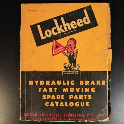 1957 Lockheed B.A.I. Pty Ltd Parts Catalogue Vintage Automotive Reference Book