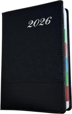 GENXON A5 Day A Page Diary 2026 Monthly Organiser Business Appointment Book Time Slots