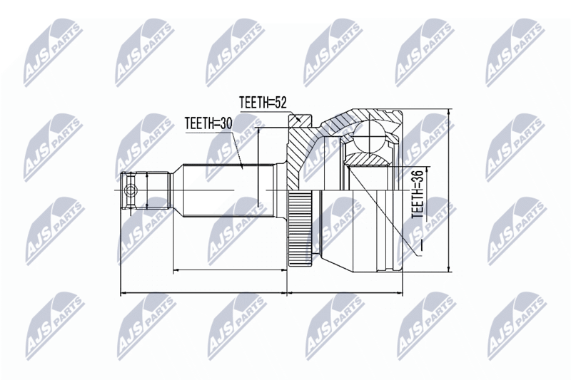 NPZ-HY-504 NTY Joint Kit, drive shaft for HYUNDAI,KIA - Image 9