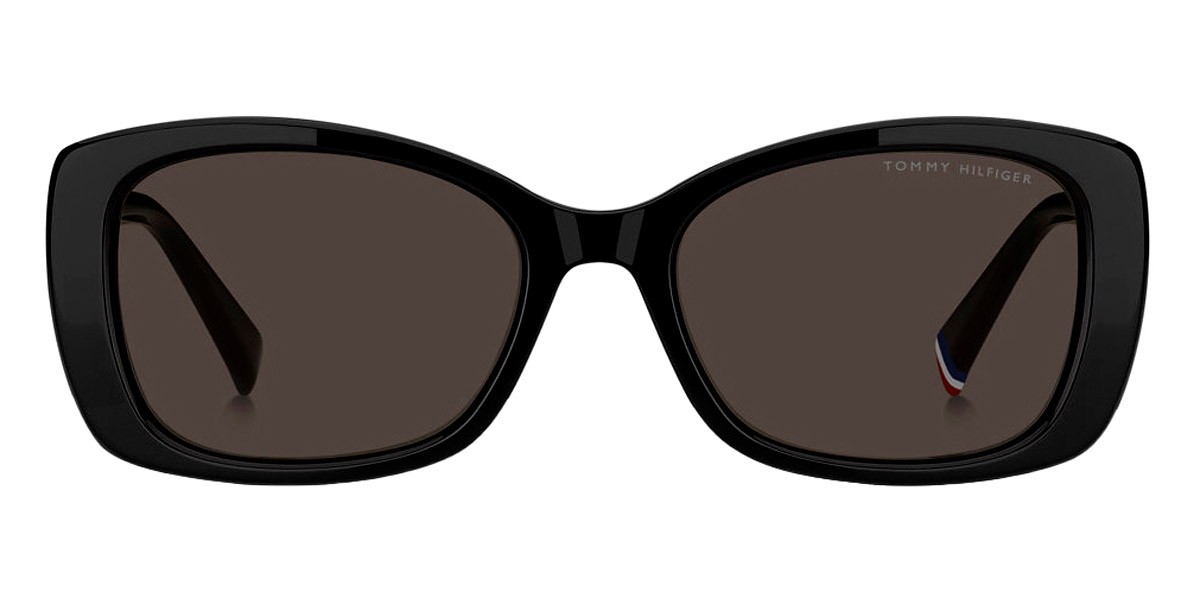 Солнцезащитные очки Tommy Hilfiger TH 2225S Женские черные 54 мм новые 100 подлинные 21690₽