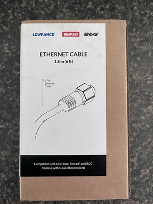 Lowrance Simrad B&G 6Ft/1.82M Ethernet Cable 000-0127-51