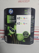 HP 62XL Tri Color Ink Cartridges 2-Pack Exp 2018 Sealed, Guaranteed 