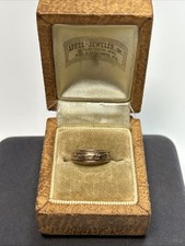Antique Victorian 10k Solid Rose Gold Child/Infant 3.9mm Band Ring Size 2.25