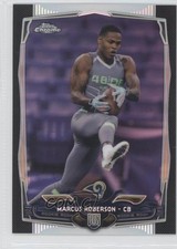 2014 Topps Chrome Black Refractor 166/299 Marcus Roberson #190 1x8